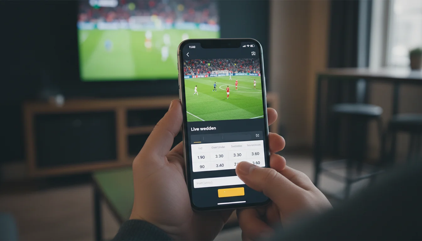 Mobiel live wedden smartphone